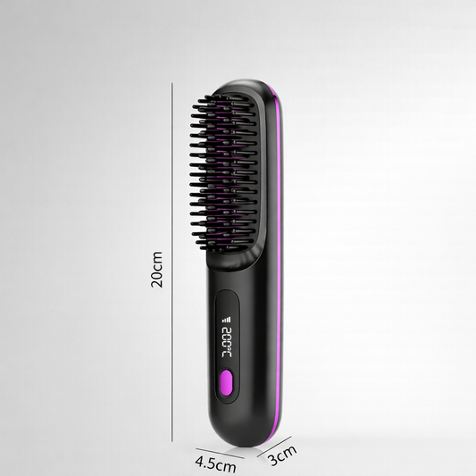 Everyday Ionic Straightener Brush | Portable Cordless Smoothing Tool for Effortless Styling