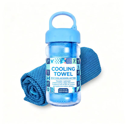 ⏰Last Day Buy 1 Get 1 Free❄💦Cold Sweat Towel You Can Use Anywhere, Anytime! Reusable Soft Absorbent Cooling Portableâ€?UK Ready! 🇬🇧