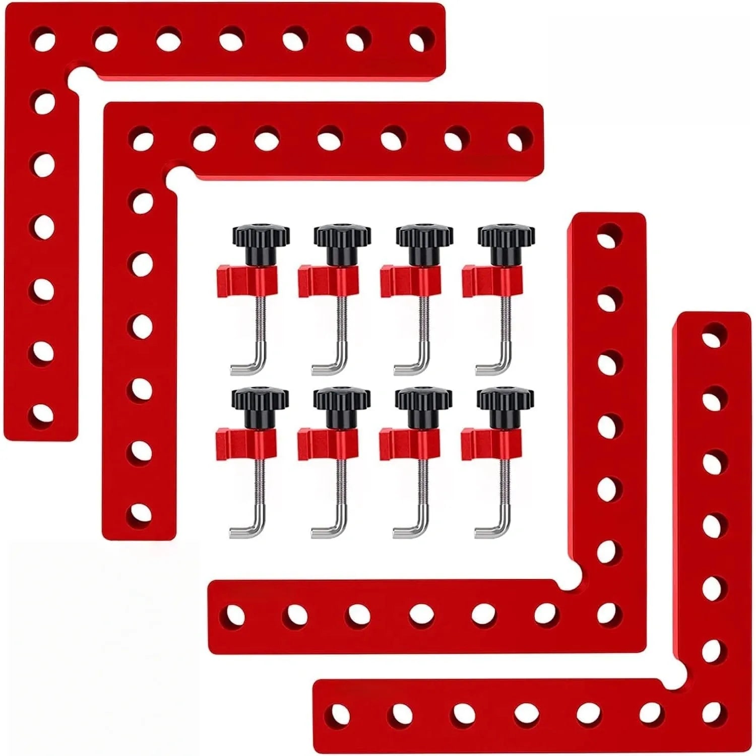 90-Degree Positioning Squares Right Angle Clamps Kit