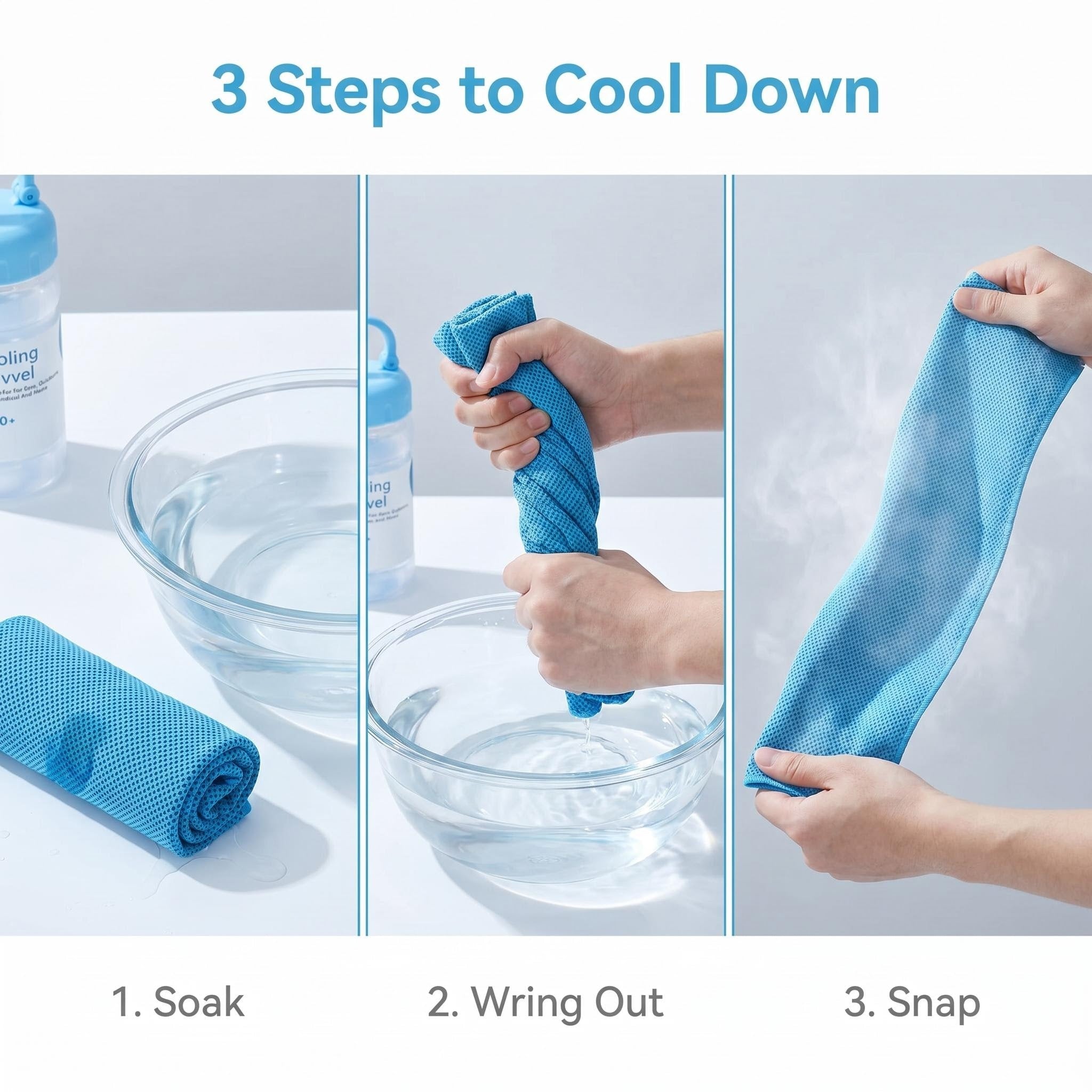 ⏰Last Day Buy 1 Get 1 Free❄💦Cold Sweat Towel You Can Use Anywhere, Anytime! Reusable Soft Absorbent Cooling Portableâ€?UK Ready! 🇬🇧