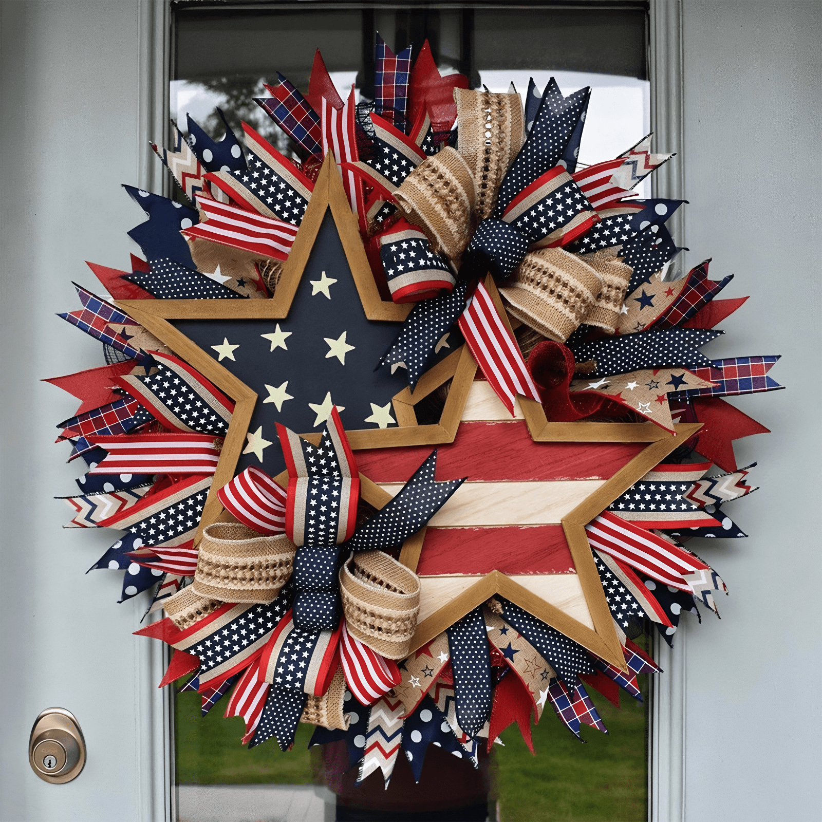 🇺🇸 Sentinels of Honor: 250th Anniversary Hand-Tied Wreath