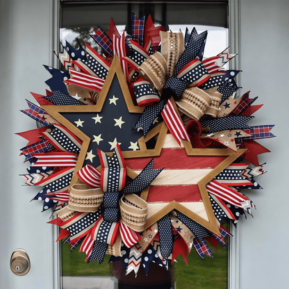 🇺🇸 Sentinels of Honor: 250th Anniversary Hand-Tied Wreath