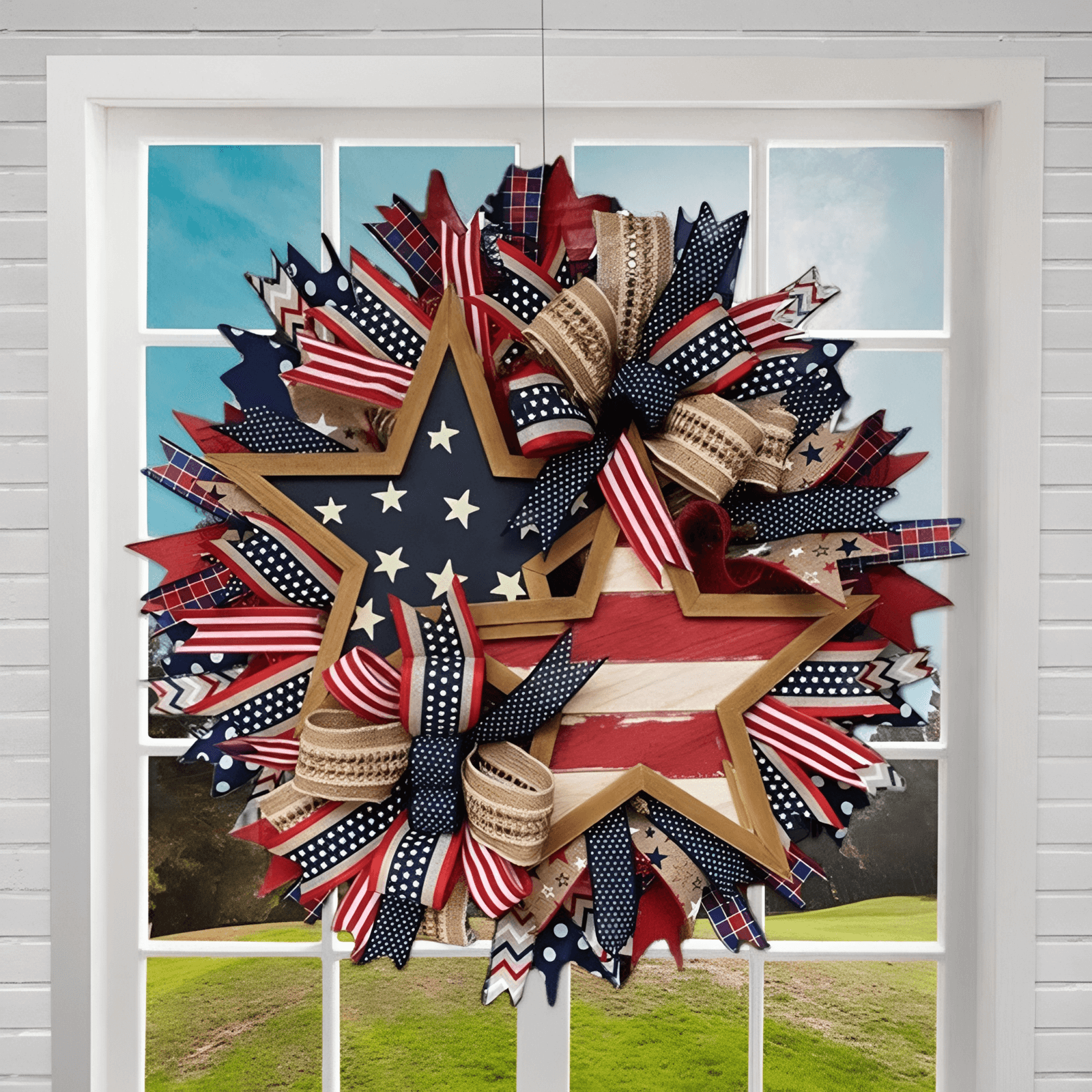 🇺🇸 Sentinels of Honor: 250th Anniversary Hand-Tied Wreath