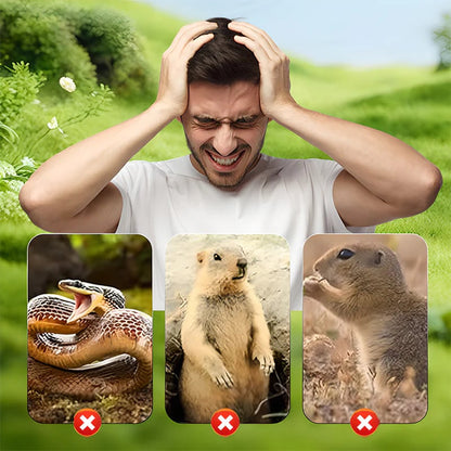 Solar Sonic Mole & Rodent Repellent — Protect Your Yard Without Chemicals