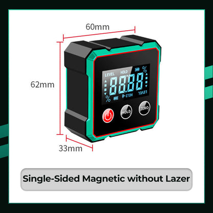 Digital Magnetic Angle Gauge with Laser Alignment