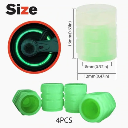 Cool Glowing Tire Valve Caps – Style & Protection for Every Ride