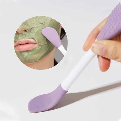 DOUBLE-HEADED SILICONE FACE MASK APPLICATOR