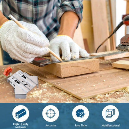 Industrial 90° Corner Clamp with Auto-Adjust Sliding Hea
