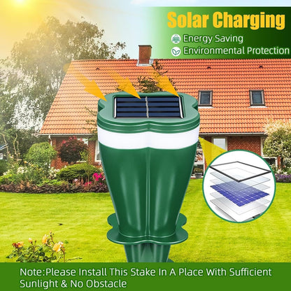 Solar Sonic Mole & Rodent Repellent — Protect Your Yard Without Chemicals