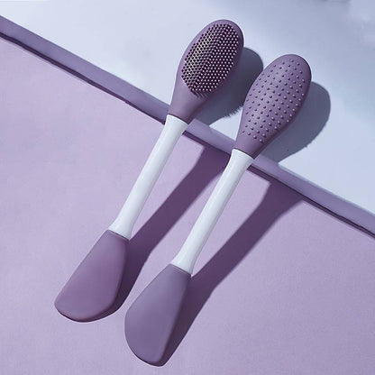 DOUBLE-HEADED SILICONE FACE MASK APPLICATOR