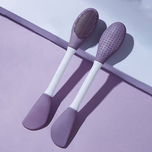 DOUBLE-HEADED SILICONE FACE MASK APPLICATOR
