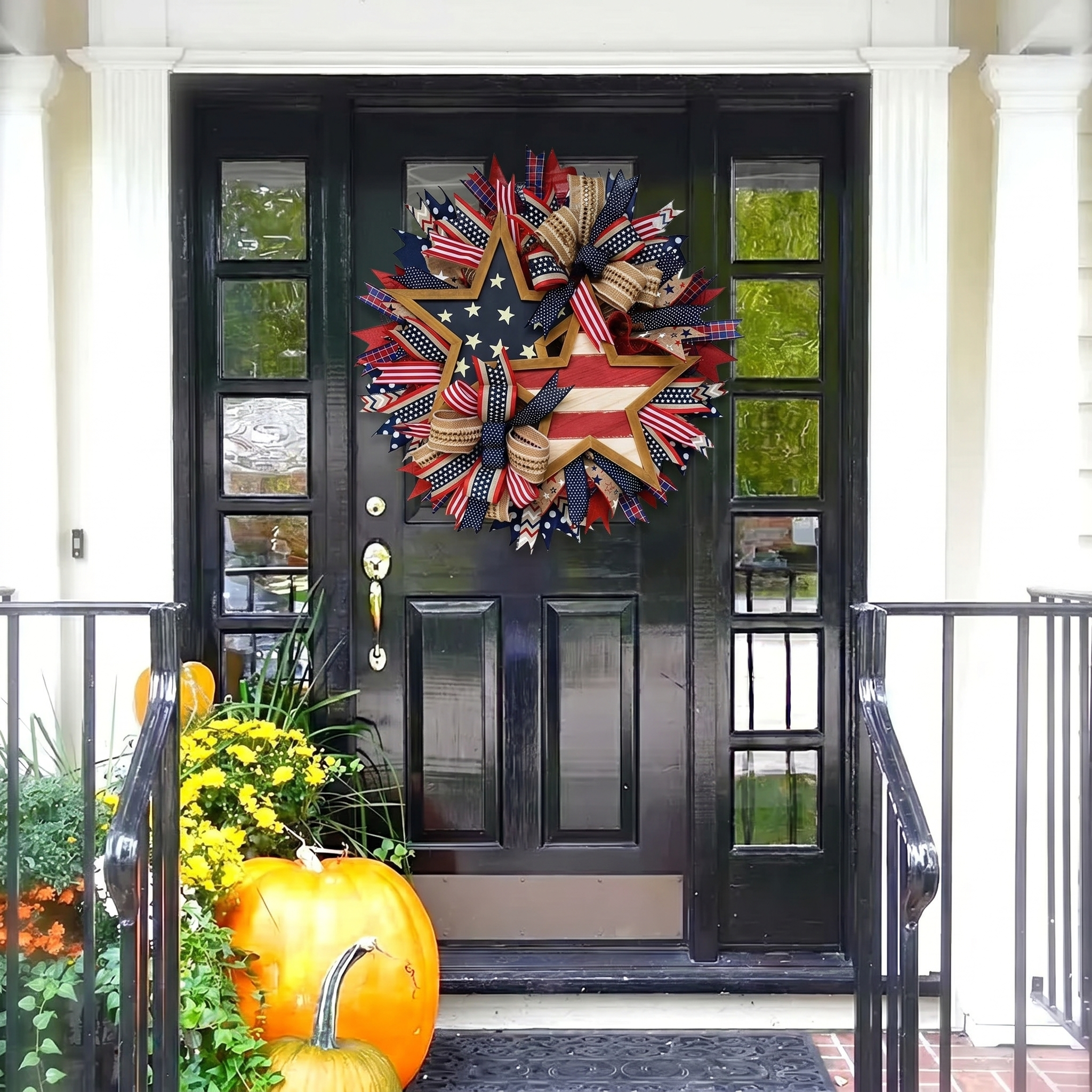 🇺🇸 Sentinels of Honor: 250th Anniversary Hand-Tied Wreath