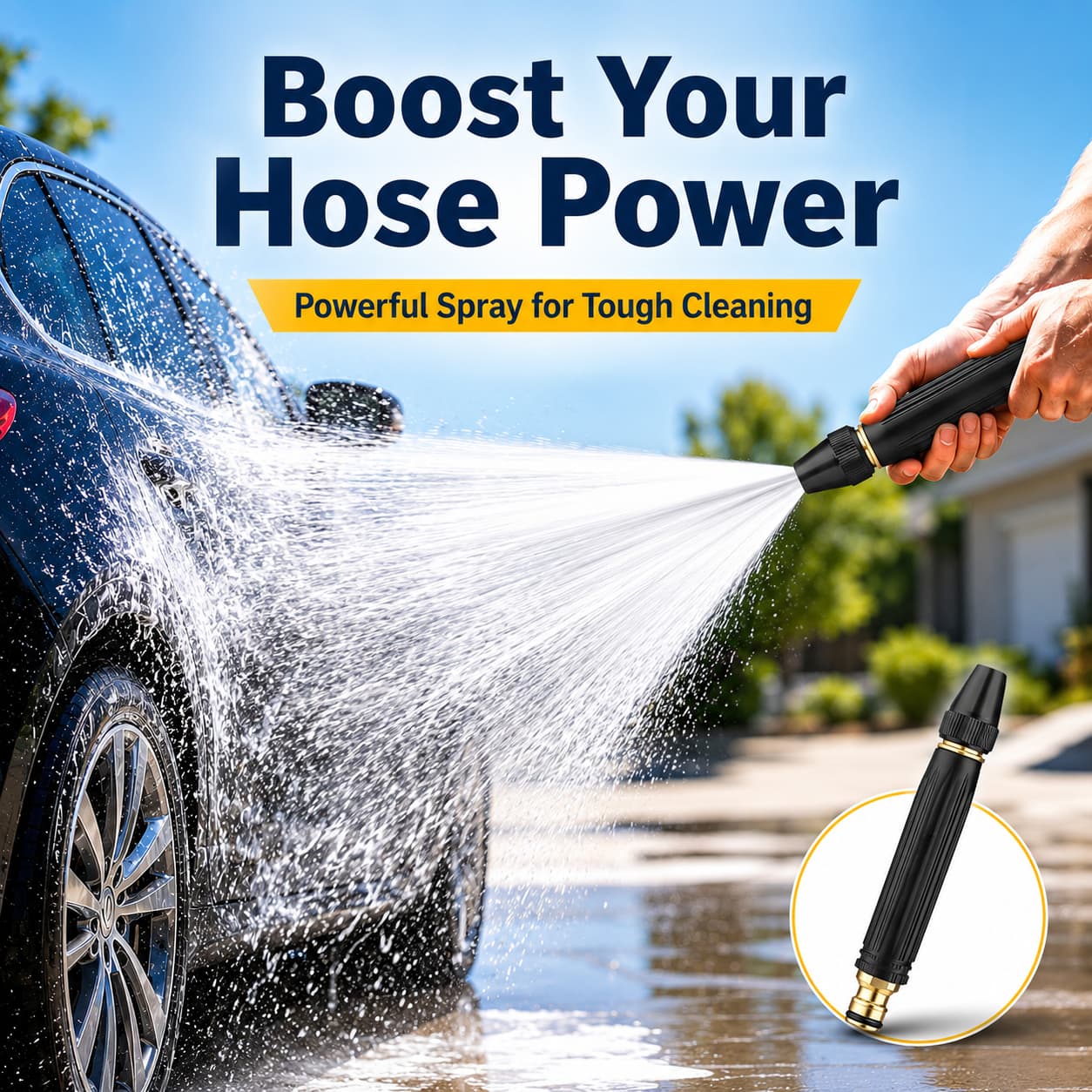 Universal High-Pressure Metal Water Jet Nozzle