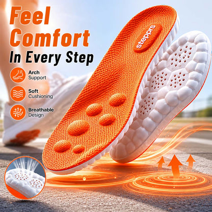 Massage Support Insoles For All-Day Foot Comfort