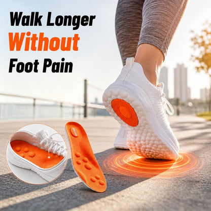 Massage Support Insoles For All-Day Foot Comfort