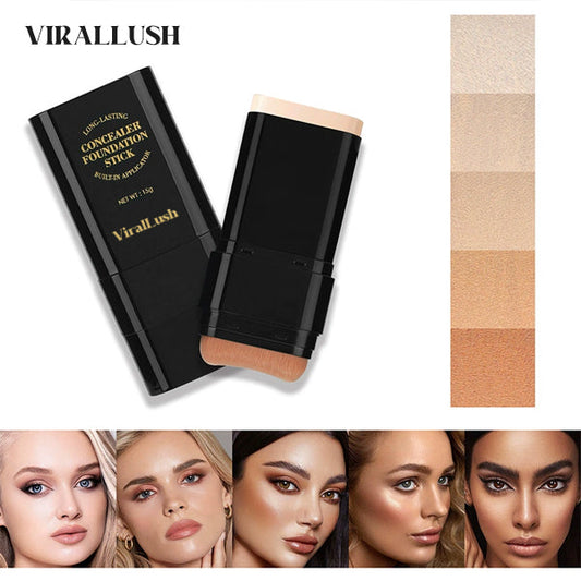 💥Dual-Ended Eraser Foundation Stick: Conceal & Highlight