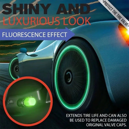 Cool Glowing Tire Valve Caps – Style & Protection for Every Ride
