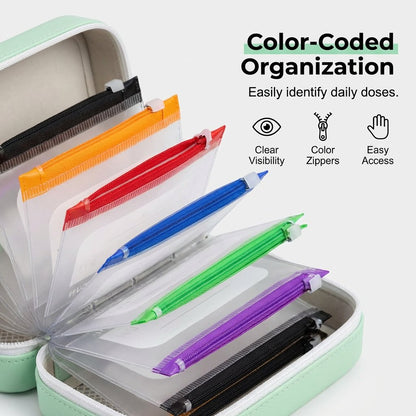 💊A8 Waterproof Pill Pouch Set – 7 to 14 Days Medication & Vitamin Storage