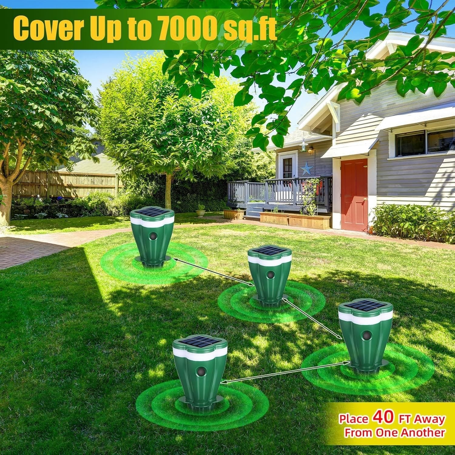 Solar Sonic Mole & Rodent Repellent — Protect Your Yard Without Chemicals