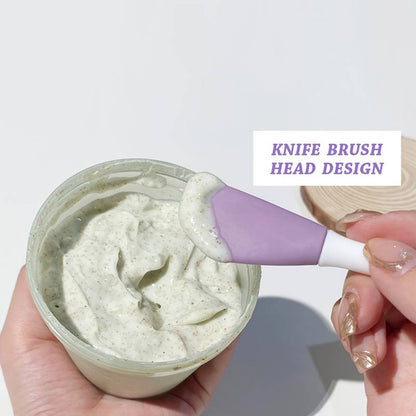 DOUBLE-HEADED SILICONE FACE MASK APPLICATOR