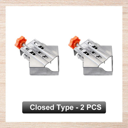 Industrial 90° Corner Clamp with Auto-Adjust Sliding Head | Woodworking & Welding Precision Tool