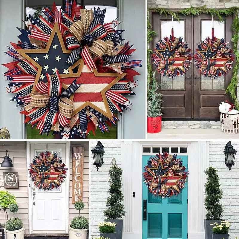 🇺🇸 Sentinels of Honor: 250th Anniversary Hand-Tied Wreath