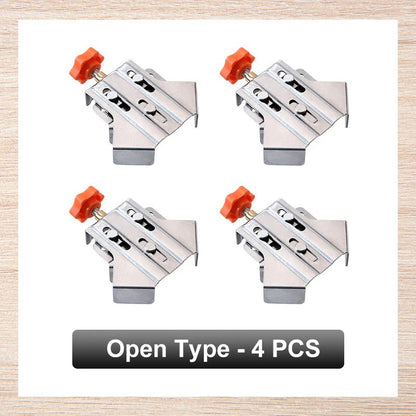 Industrial 90° Corner Clamp with Auto-Adjust Sliding Head | Woodworking & Welding Precision Tool