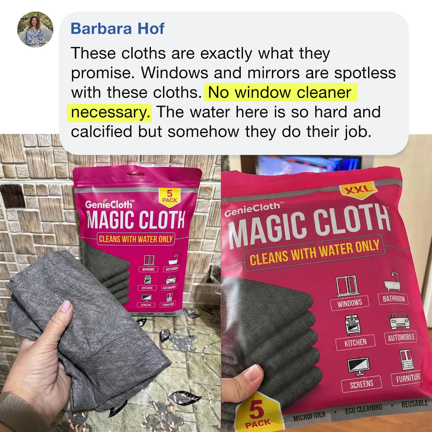 Magic Cleaning Cloths – Streak-Free Shine With Just Water