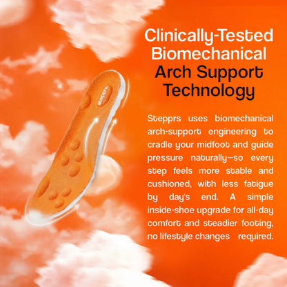 Massage Support Insoles For All-Day Foot Comfort