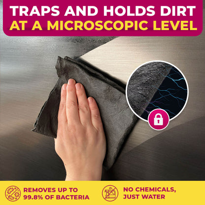 Magic Cleaning Cloths – Streak-Free Shine With Just Water