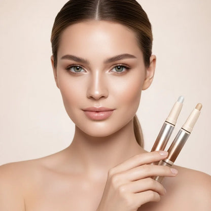 Everyday 2-in-1 Blurring Stick | Natural Contour & Illuminating Highlight